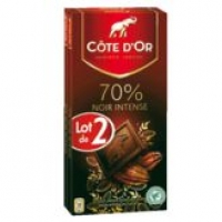 Casino Drive Cote COTE DOR Chocolat 70% Noir intense 2x100 g