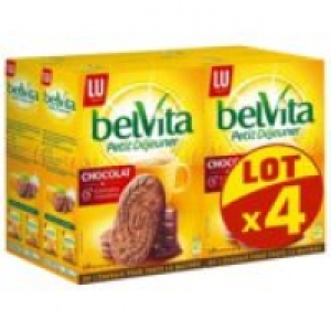LU Biscuit Petit D&eacute;jeuner go&ucirc;t Chocolat 4 x 400 g