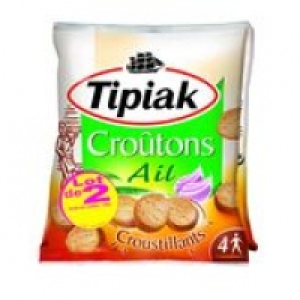 TIPIAK Cro&ucirc;tons &agrave; lail 2x90g