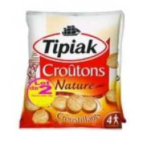 TIPIAK Cro&ucirc;tons Nature 2 x 90 g