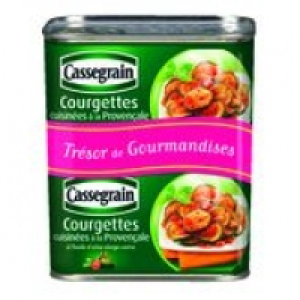CASSEGRAIN Courgettes cuisin&eacute;es &agrave; la Proven&ccedil;ale 2 x 375 g