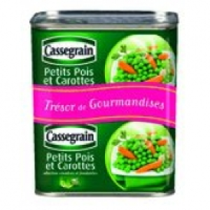 CASSEGRAIN Petits pois & carottes 2x265g
