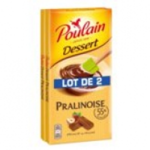 POULAIN Chocolat Dessert Pralinoise 2 x 200 g