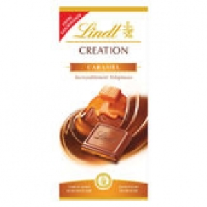 LINDT Chocolat Cr&eacute;ation Lait Caramel 150 g