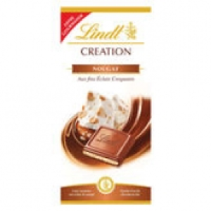 LINDT Chocolat Cr&eacute;ation Lait Nougat 150 g