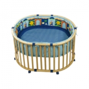 Roba Parc bois ovale avec roulettes 169.00 €