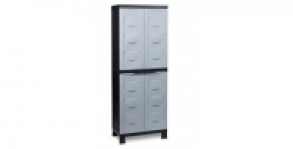 Armoire 2 portes 3 etagères Amibition Line S Toomax noir
