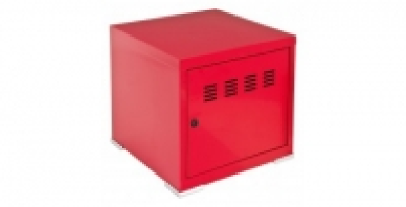 Cube à porte en métal rouge avec 1 kit de liaison