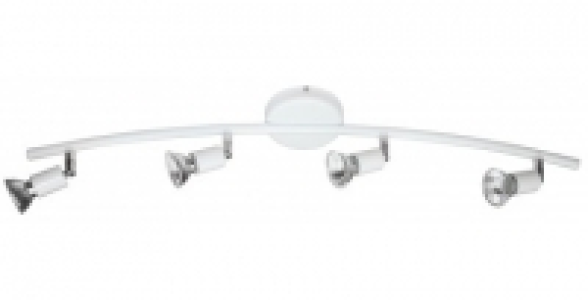 Plafonnier arc blanc 4 spots PERFECTLINE