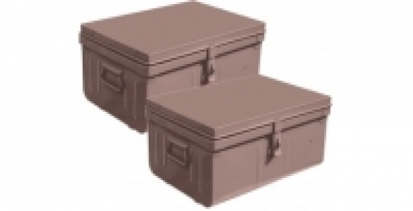 Ensemble de 2 coffres Habitat taupe