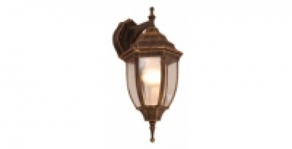 Applique extérieur descendante noir et or patiné NYX I 20.00 €