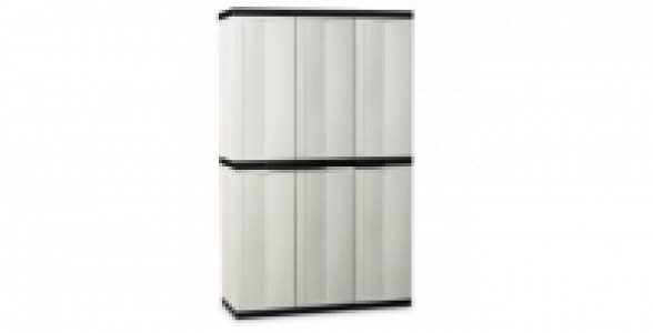 Armoire 3 portes 4 étagères Trend Line S gris 129.90 €