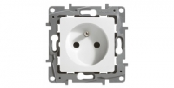 M&eacute;canisme prise 2 p&ocirc;les + terre blanc LEGRAND Nilo&eacute; 5.45&nbsp;&euro;