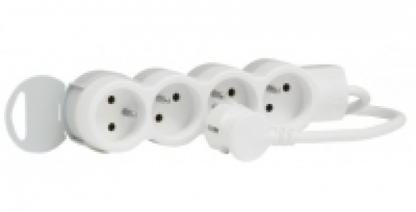 Rallonge multiprises de 4 prises 2 P+T avec Cordon 1,50 m LEGRAND 10.35 €