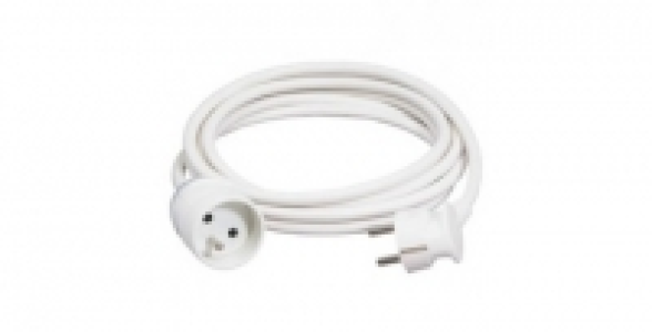 Rallonge plastique Blanche 2P+T LEGRAND 5 ml