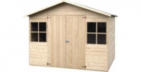 Abri de jardin en bois 4,86m&sup2; DECOR ET JARDIN