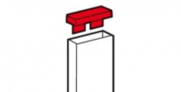 Embouts x 2 LEGRAND pour moulure 20 x 12,5