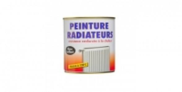 Peinture laque radiateurs blanc brillant 0,5L FLAMINGO