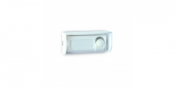 Bouton filaire ip 44 retro eclaire visiere incluse