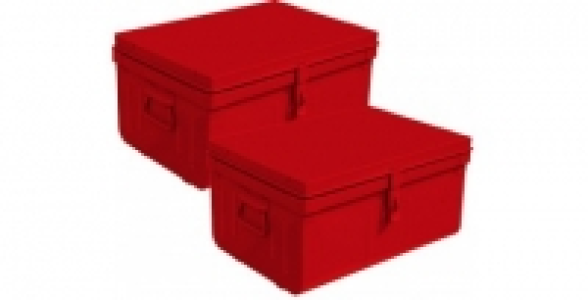 Ensemble de 2 coffres Habitat rouge