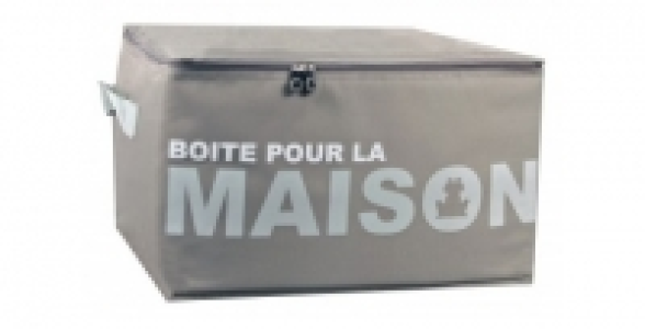 Boite de rangement Family taille M taupe