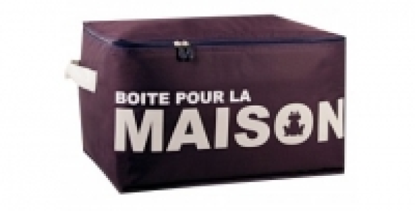 Boite de rangement Family taille M prune