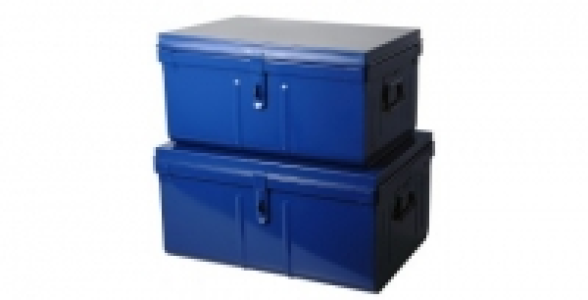 Ensemble 2 coffres Habitat bleu primaire