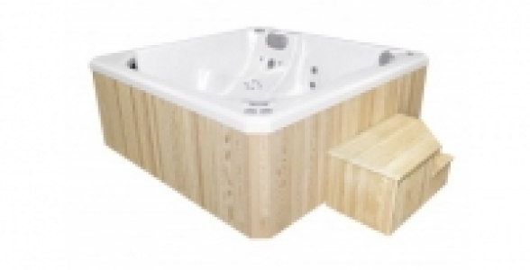 Spa ext&eacute;rieur 5 places gris clair GYPSUM Antares