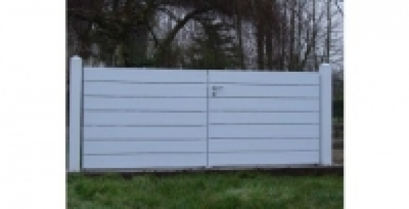 Portail PVC Monceau 3 m blanc