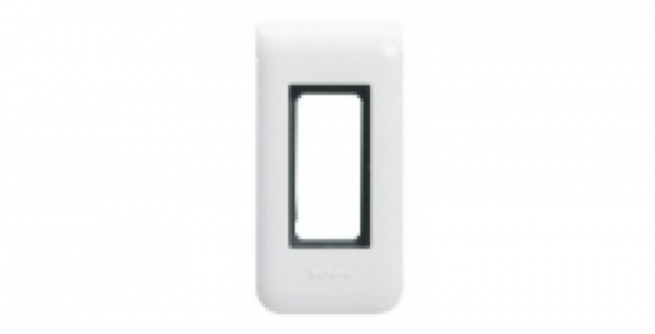 Plaque et support à vis 1 module blanc LEGRAND Mosaic 8.30 €