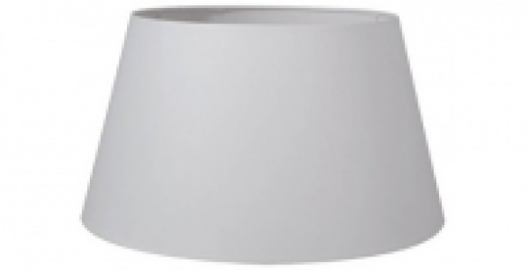 Abat jour forme empire basse COREP 50 cm coton blanc cassé