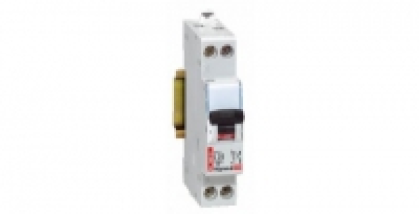 Disjoncteur Phase + Neutre 25 A dimension 1 module LEGRAND