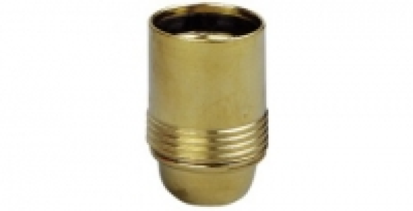 Douille acier laitonné pour ampoule a vis E 27 LEGRAND