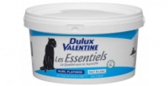 Peinture blanc mat 2,5L DULUX VALENTINE Les Essentiels