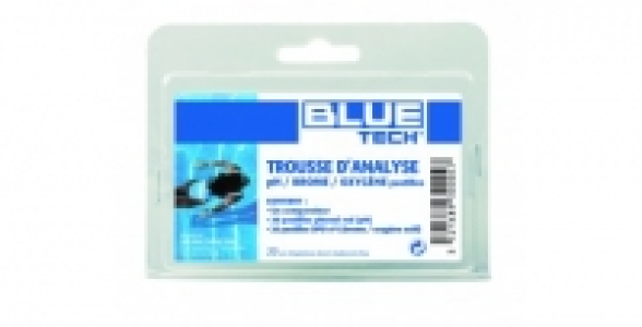 Trousse danalyse pH/BROME/OXYGEBE pastilles BLUE TECH