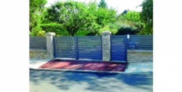 Portillon aluminium Plessy 1 m blanc