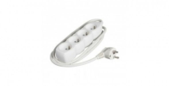 Bloc 4 prises avec interrupteur blanc BRICELEC 8.55 €