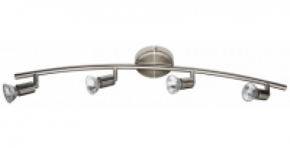 Plafonnier arc aluminium 4 spots PERFECTLINE