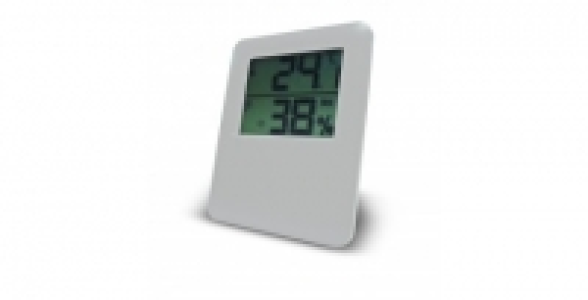 Thermostat/hygromètre magnétique blanc OTIO