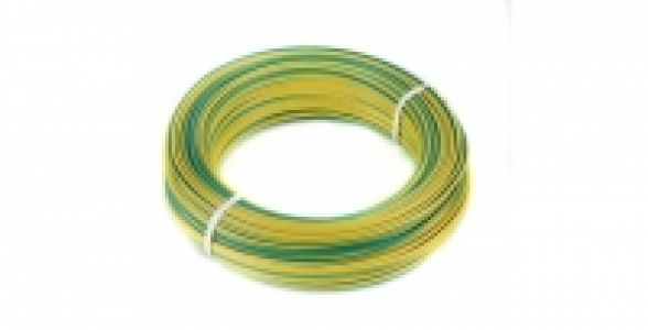 Câble électrique H07VU 1,5mm² vert/jaune 100m