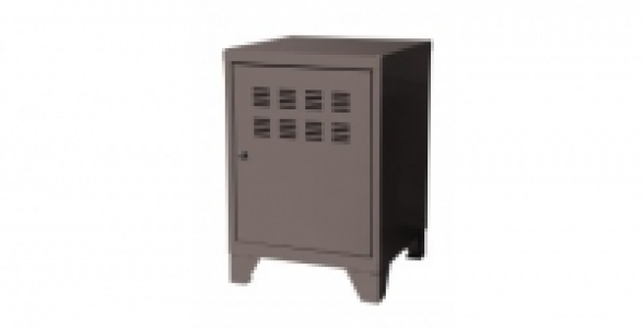 Rangement porte taupe sur pieds + 1 étagère 69.95 €