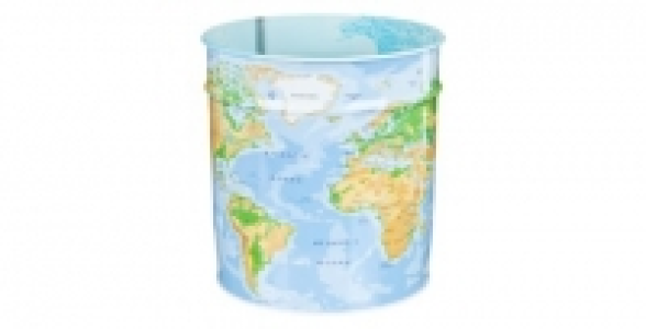 Corbeille 12 litres Mappemonde