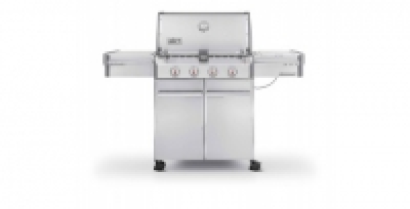 Barbecue gaz 4 brûleurs + réchaud WEBER Summit S-420