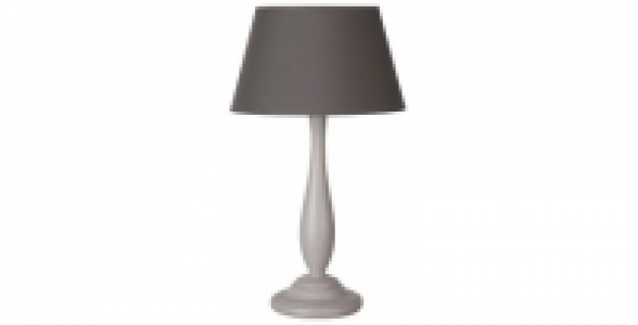Lampe bougeoir résine COREP Lea taupe