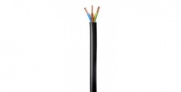 Câble électrique noir de 50m U1000 R2V 3G 0,6mm²