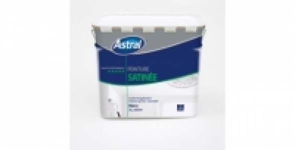 Peinture bicouche blanc satin 5L ASTRAL Ligne Professionnelle