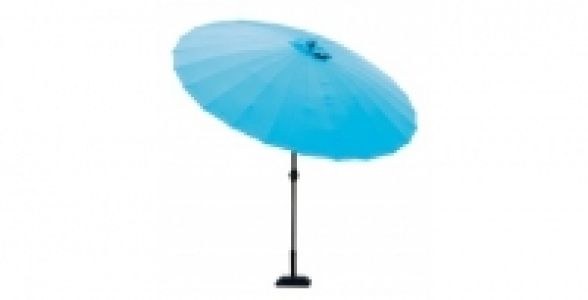 Parasol rond à mat déportable bleu diamètre 2,5 m 69.90 €