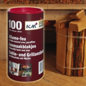 Boîte de 100 cubes allume-feu 2.99 €