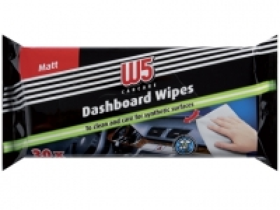 30 lingettes imprégnées pour surfaces plastiques