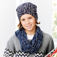 Aldi Luciano Junior Style® Echarpe tube + bonnet jersey